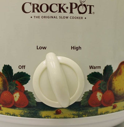 Crock Pot SCR300-R Classic 3 Quart 3 Lb Round Manual Slow Cooker - Open Box