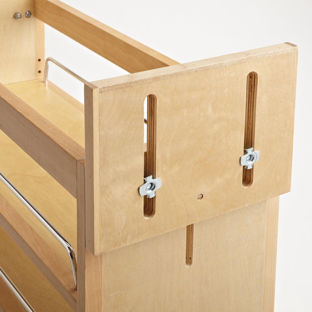 Rev-A-Shelf Paper Towel Pullout Cabinet Organizer w/ Soft-Close, 448PTH-BCSC-6C