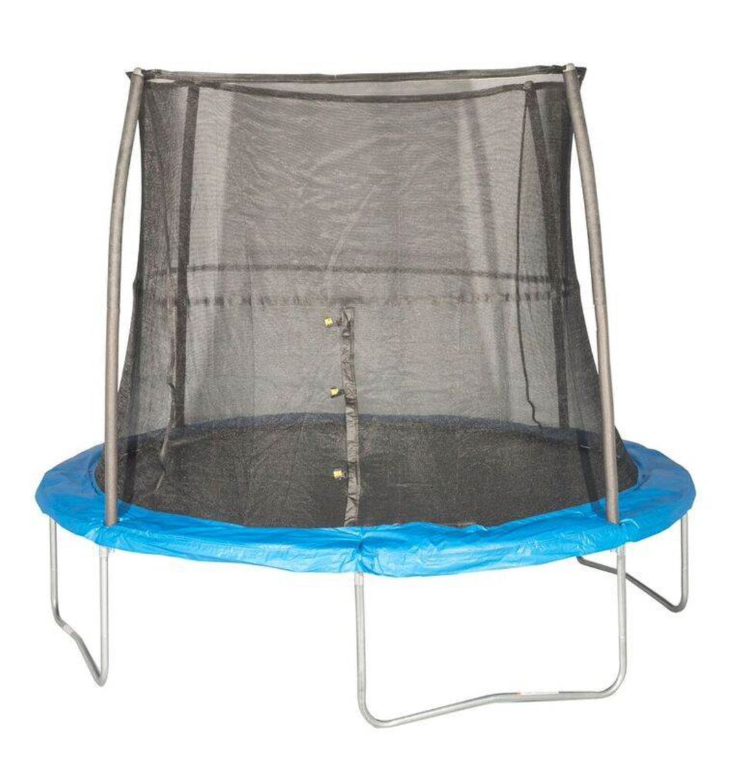 JumpKing 10' Trampoline and Net Combo - Blue JK10VC1 (Open Box)