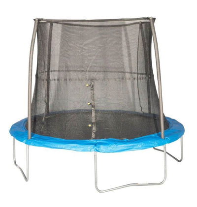 JumpKing 10' Trampoline and Safety Net Enclosure Combo - Blue (For Parts)