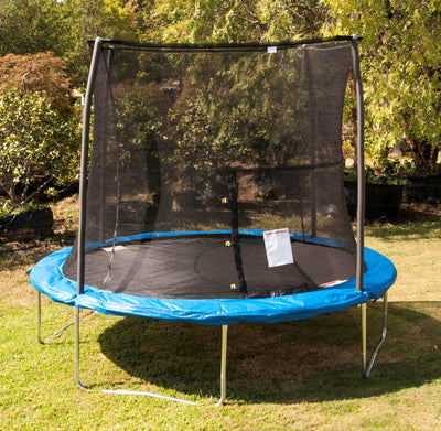 JumpKing 10' Trampoline and Safety Net Enclosure Combo - Blue (For Parts) - VMInnovations
