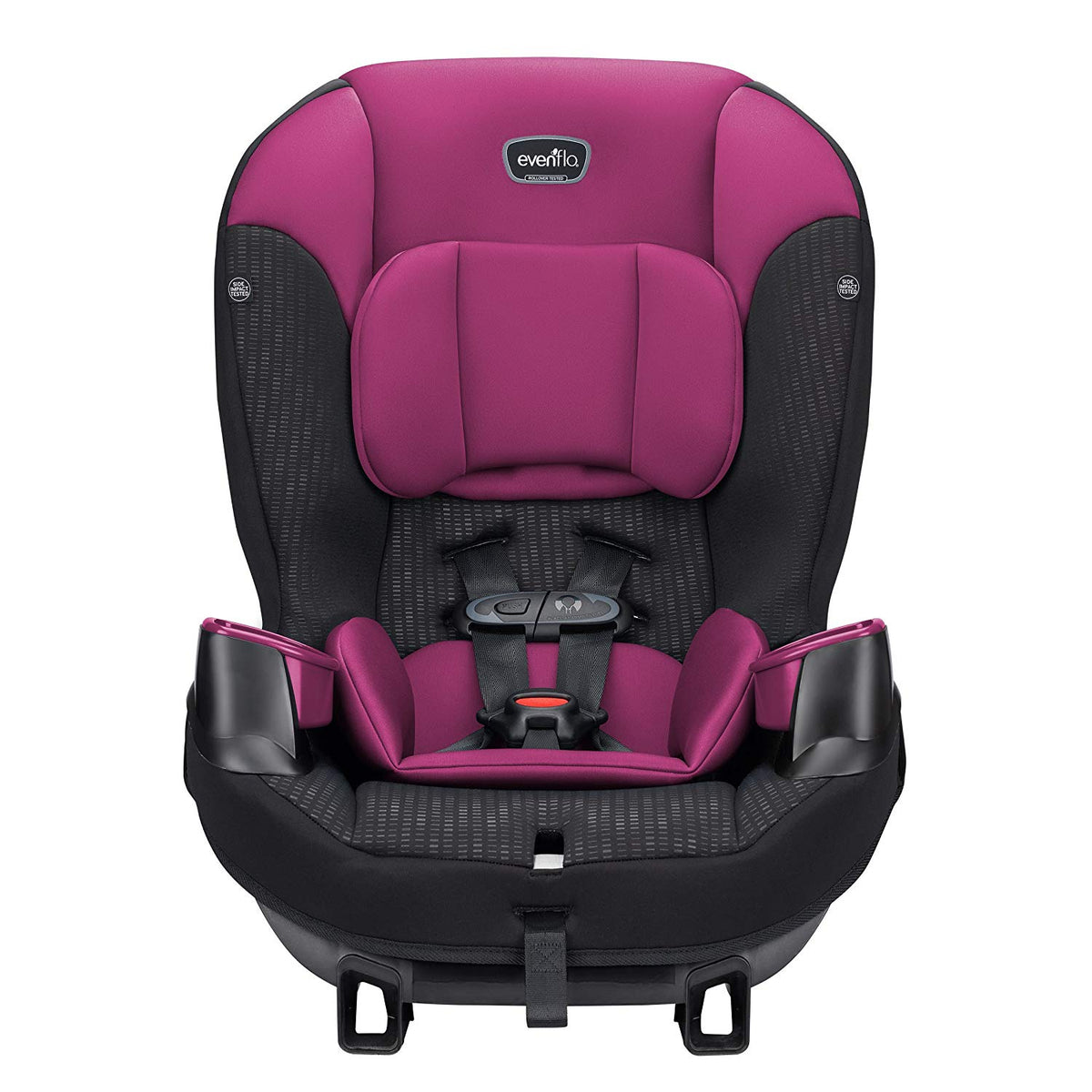 Evenflo Sonus 65 2-in-1 Convertible Infant Baby Toddler Car Seat, Berry Beat - VMInnovations