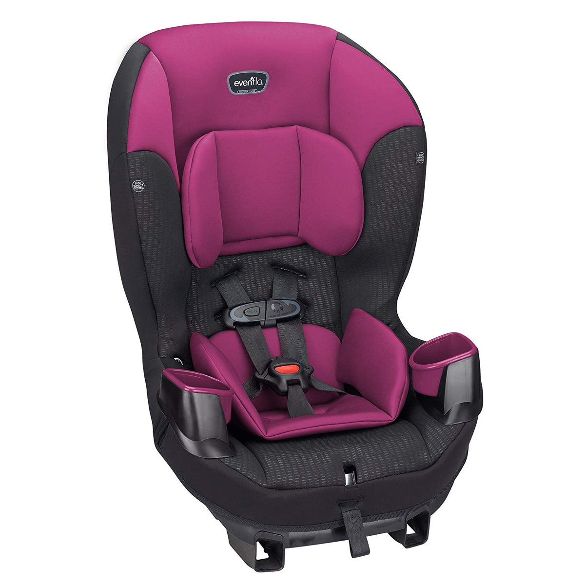 Evenflo Sonus 65 2-in-1 Convertible Infant Baby Toddler Car Seat, Berry Beat - VMInnovations