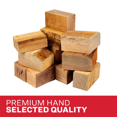U.S. Stove Company Premium Smoking Wood Chunks for BBQ and Grilling, 10 Lb Bag - VMInnovations
