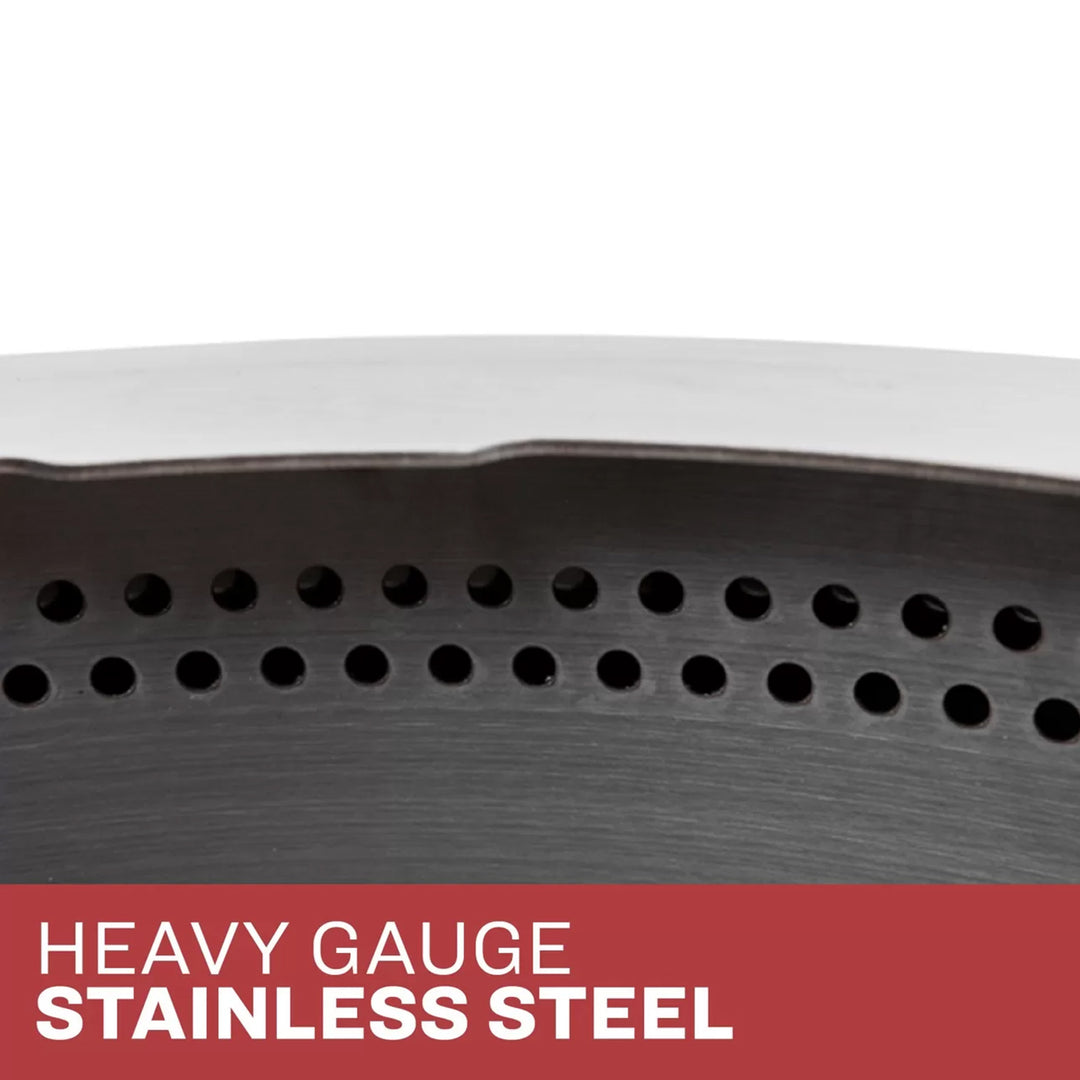 U.S. Stove Company Smokeless Stainless Steel Wood Burning Fire Pit, 21 Inch