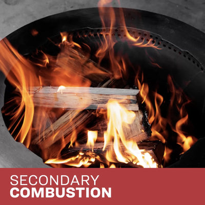 U.S. Stove Company Smokeless Stainless Steel Wood Burning Fire Pit, 21 Inch - VMInnovations