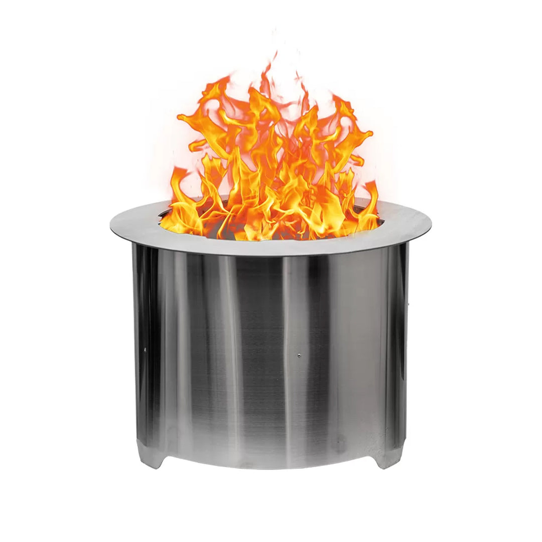 U.S. Stove Company Smokeless Stainless Steel Wood Burning Fire Pit, 21 Inch