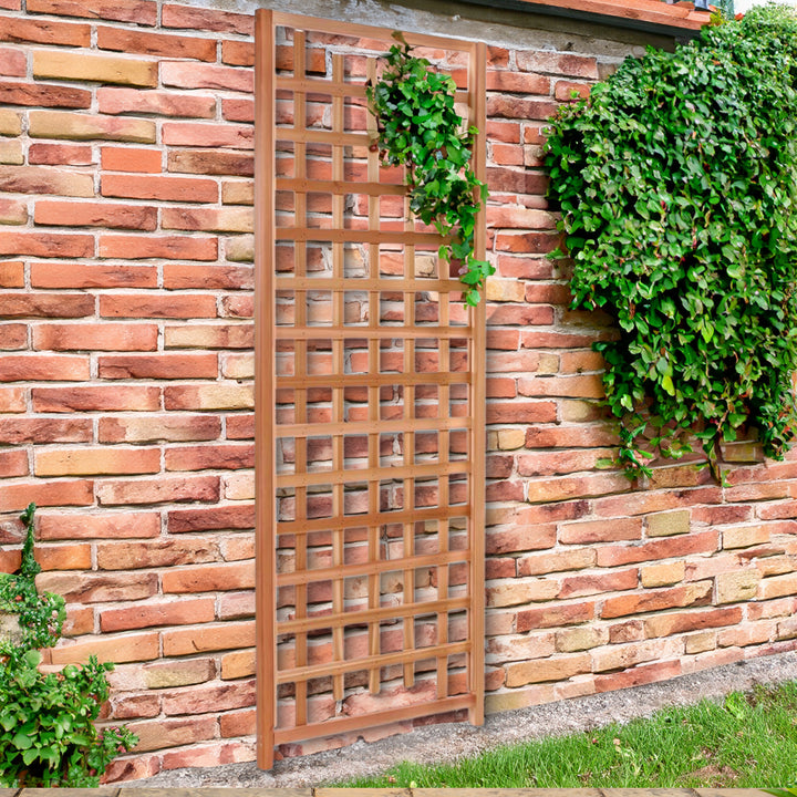 All Things Cedar Outdoor Single Trellis Handcrafted for Climbing Plant(Open Box)