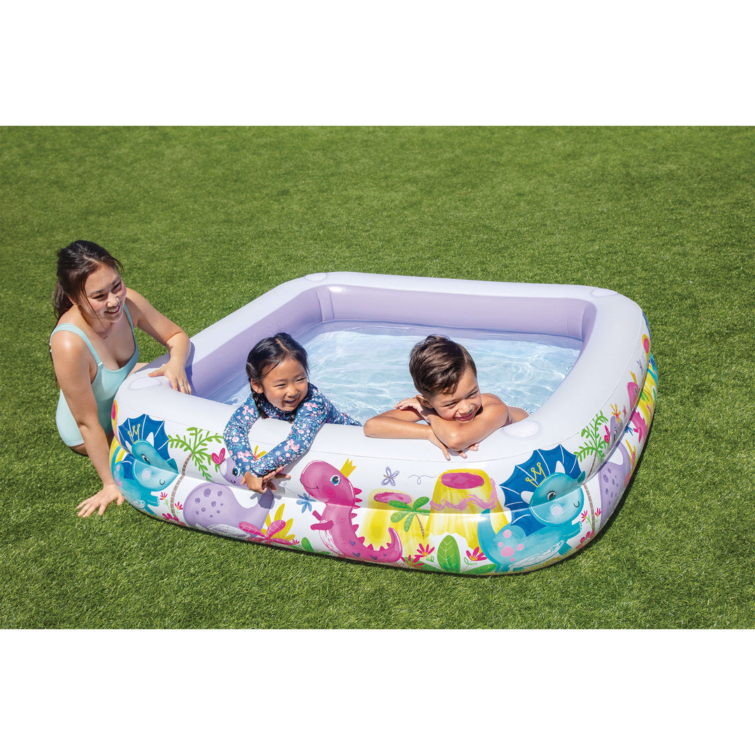 INTEX Sun & Shade Inflatable Kids Swimming Pool w/ Canopy (Open Box) - VMInnovations