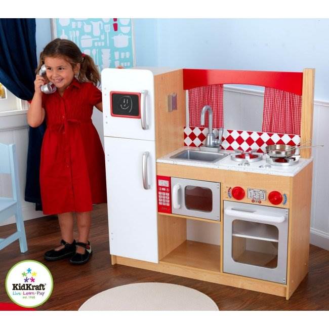 KidKraft Suite Elite Kids Imaginative Pretend Play Wood Kitchen - Open Box