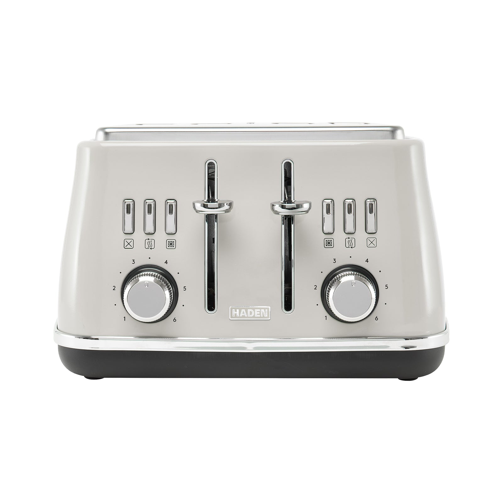 Haden Cotswold 4 Slice Toaster with Wide Slot & Adjustable Browning, Putty(Used) - VMInnovations