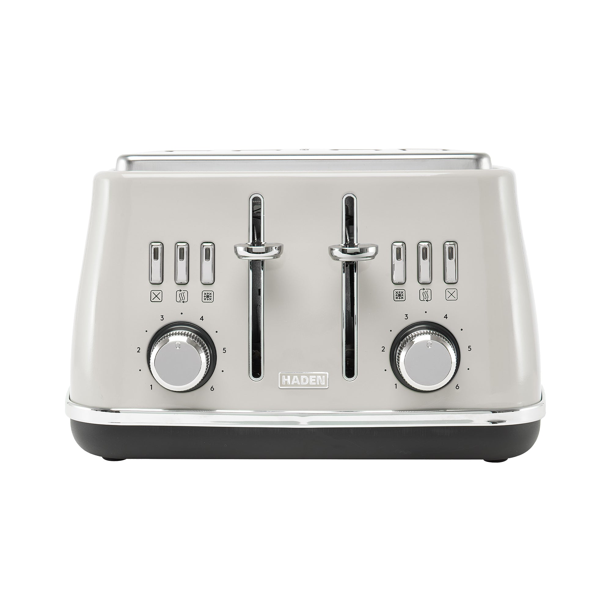 Haden Cotswold 4 Slice Toaster with Wide Slot & Adjustable Browning, Putty(Used) - VMInnovations