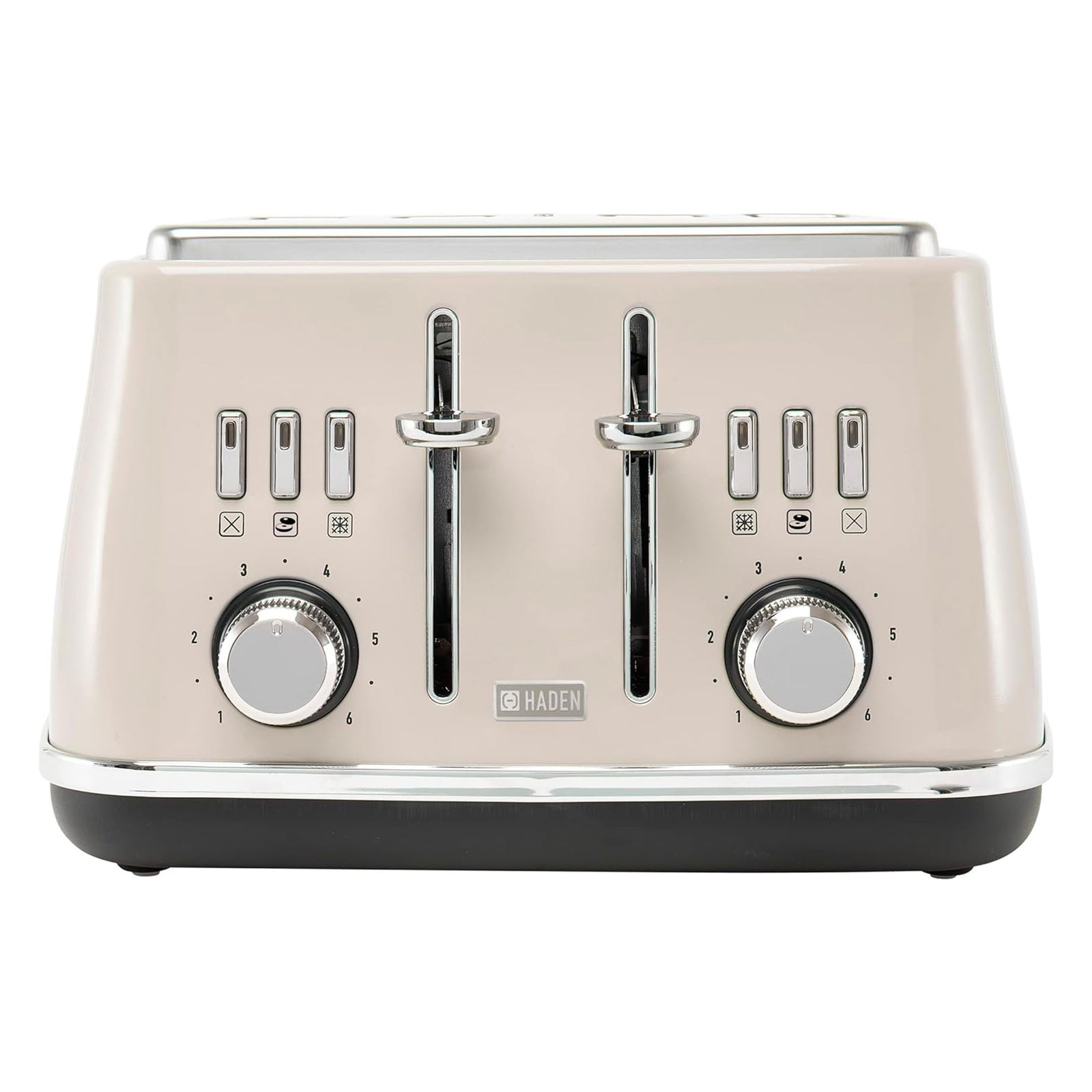 Haden Cotswold 4 Slice Toaster with Wide Slot & Adjustable Browning, Putty(Used) - VMInnovations