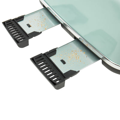 Haden 4 Slice Extra Wide Slot Stainless Steel Toaster w/Tray, Sage (Open Box) - VMInnovations