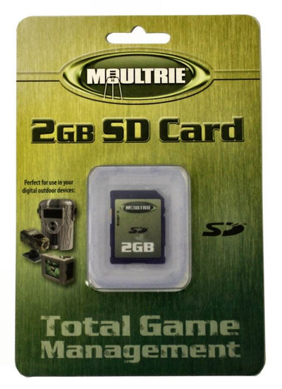 Moultrie 2GB SD Video Picture Memory Card - M80/M100/D55IR Trail Game Cameras