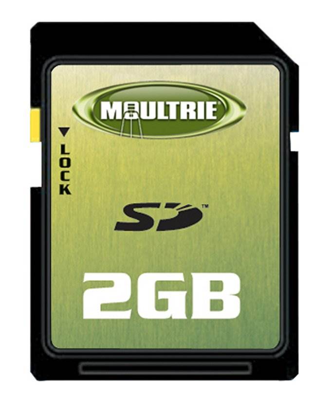 Moultrie 2GB SD Video Picture Memory Card - M80/M100/D55IR Trail Game Cameras