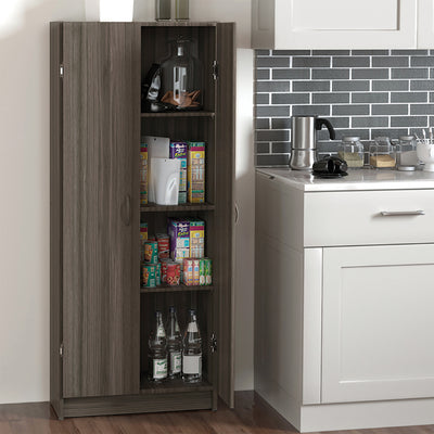 ClosetMaid Pantry Cabinet Cupboard w/Adjustable Shelves for Kitchen (Open Box) - VMInnovations