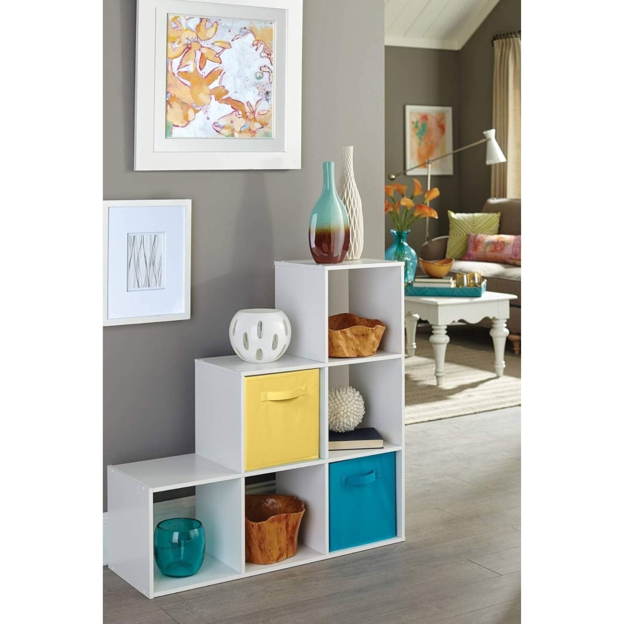 ClosetMaid Cubeicals Fabric Drawer, Open Storage Organizing Bin, Yellow - VMInnovations