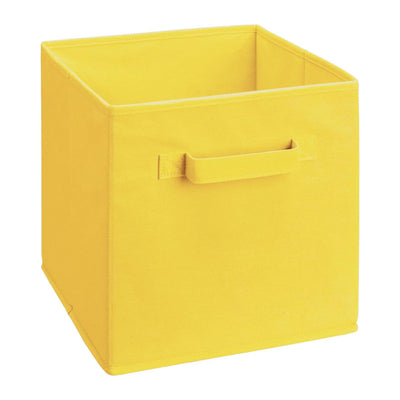 ClosetMaid Cubeicals Fabric Drawer, Open Storage Organizing Bin, Yellow - VMInnovations