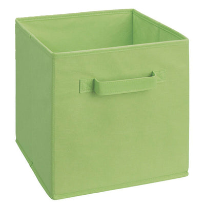ClosetMaid Cubeicals Fabric Drawer, Open Storage Organizing Bin, Green (2 Pack) - VMInnovations