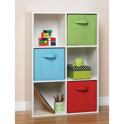 ClosetMaid Cubeicals Fabric Drawer, Open Storage Organizing Bin, Green (2 Pack) - VMInnovations