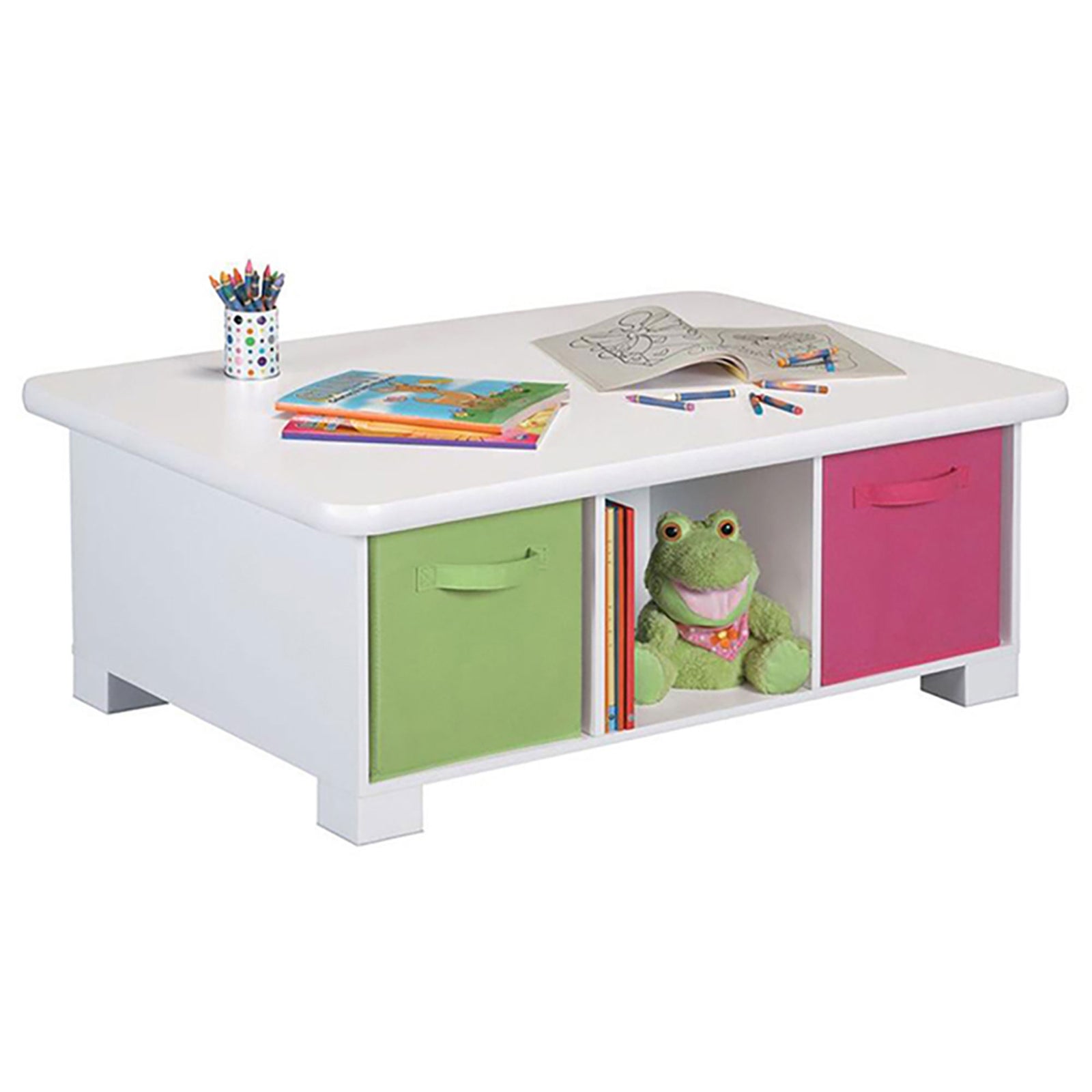 ClosetMaid Cubeicals Fabric Drawer, Open Storage Organizing Bin, Bright Pink - VMInnovations