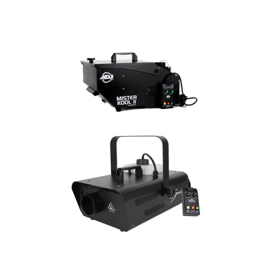 American DJ Mister Kool II Low Lying Fog Machine & Chauvet DJ Party Fog Machine - VMInnovations