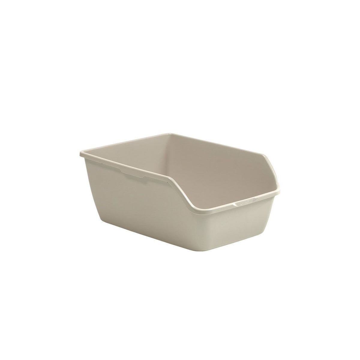 Suncast Extra Large Easy to Clean Low Front Litter Pan Box Tray, Beige(Open Box)