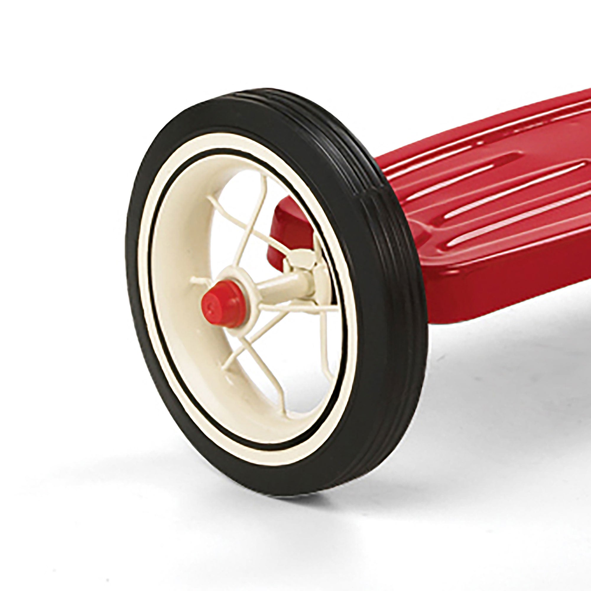 Radio Flyer Classic Steel Framed Tricycle 3 Position Push Handle, Red (Open Box)