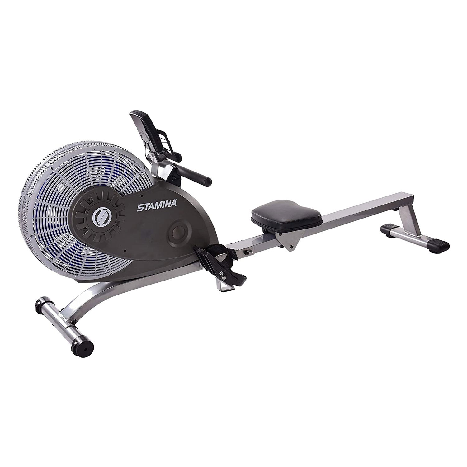 Stamina Products 1406 ATS Folding Cardio Exercise Air Rower Rowing Machine, Gray - VMInnovations