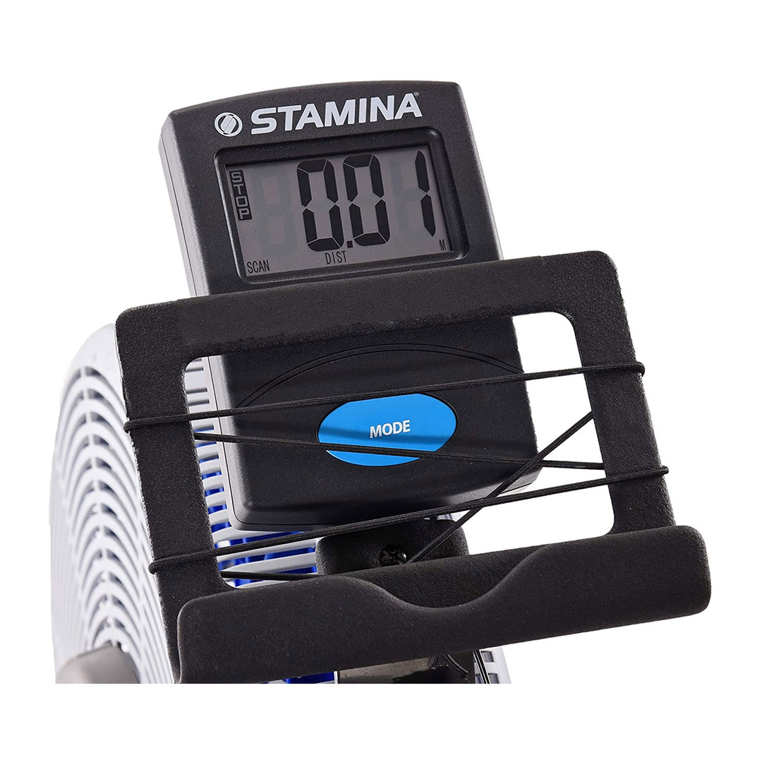 Stamina Products 1406 ATS Folding Cardio Exercise Air Rower Rowing Machine, Gray - VMInnovations