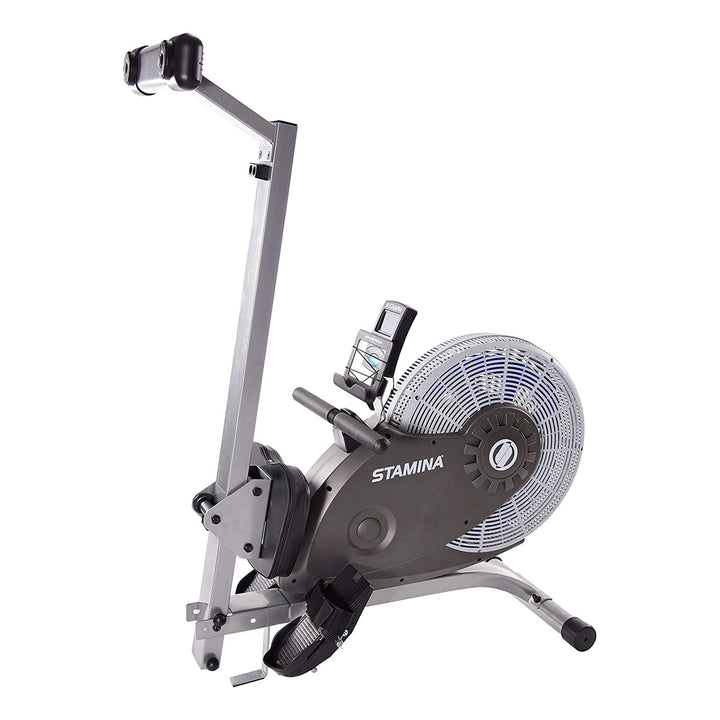 Stamina Products 1406 ATS Folding Cardio Exercise Air Rower Rowing Machine, Gray - VMInnovations