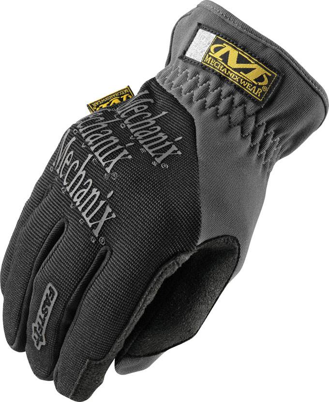 NEW Mechanix Fast Fit Glove MFF-05-010 Large Black Easy On/Off Cuff Work Glove - VMInnovations