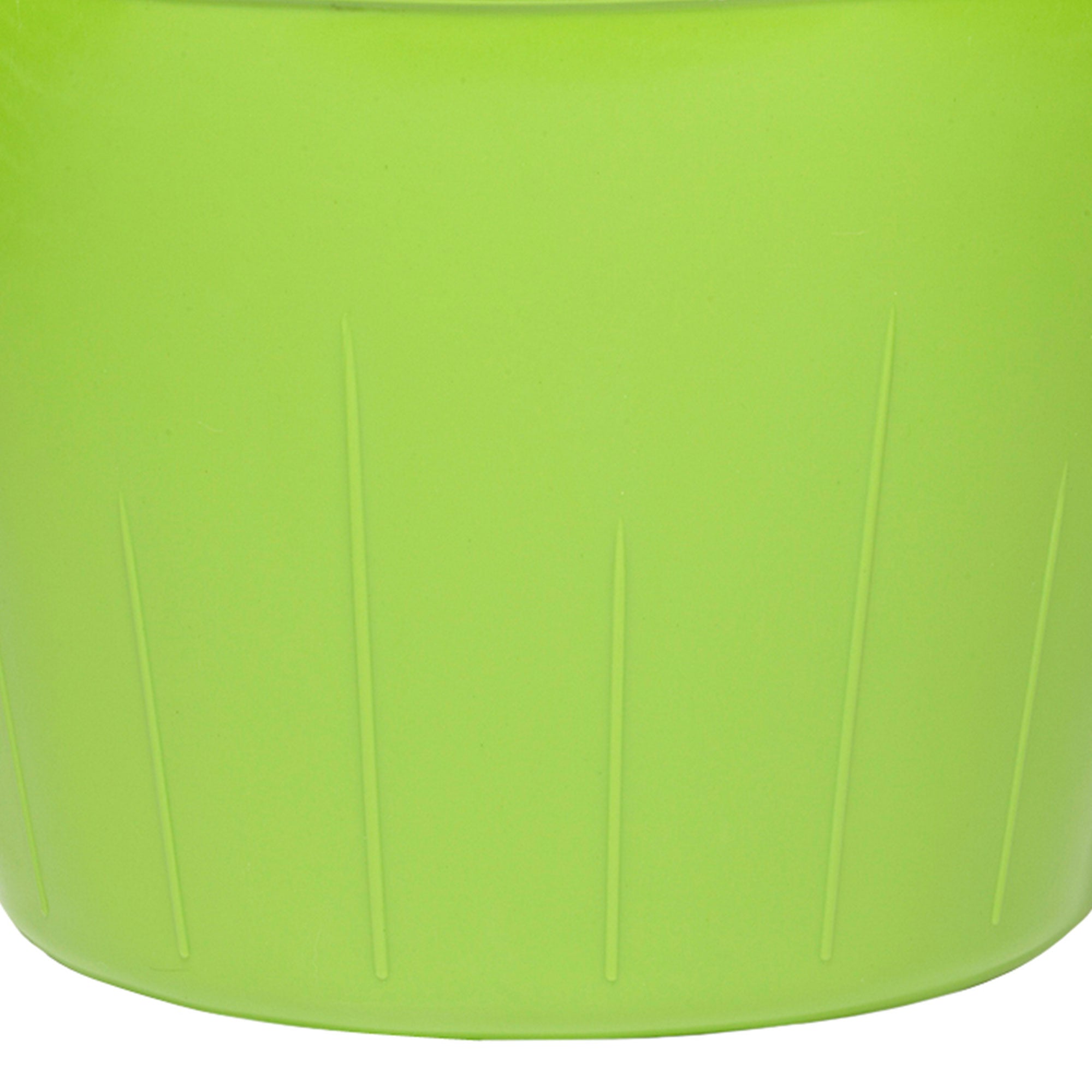 Little Giant 11 Gallon Heavy Duty Farm Bucket Poly/Rubber Flex Tub with Handles - VMInnovations