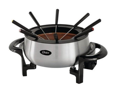 OSTER FPSTFN7700 3 Quart Fondue Pot Adjustable Temperature w/8 Forks