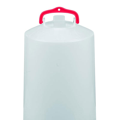 Little Giant Deep Base Poultry Waterer w/ Handle for Chickens & Birds, 3 Gal Red - VMInnovations