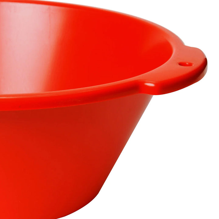 Little Giant Plastic Feeder, Poultry & Livestock Feeding Bucket, 18 Quarts, Red