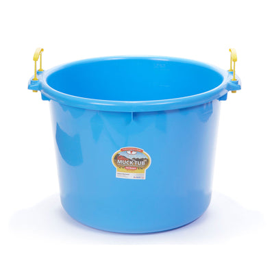 Little Giant 70 Quart Durable and Versatile Utility Muck Tub w/Handles, Berry - VMInnovations