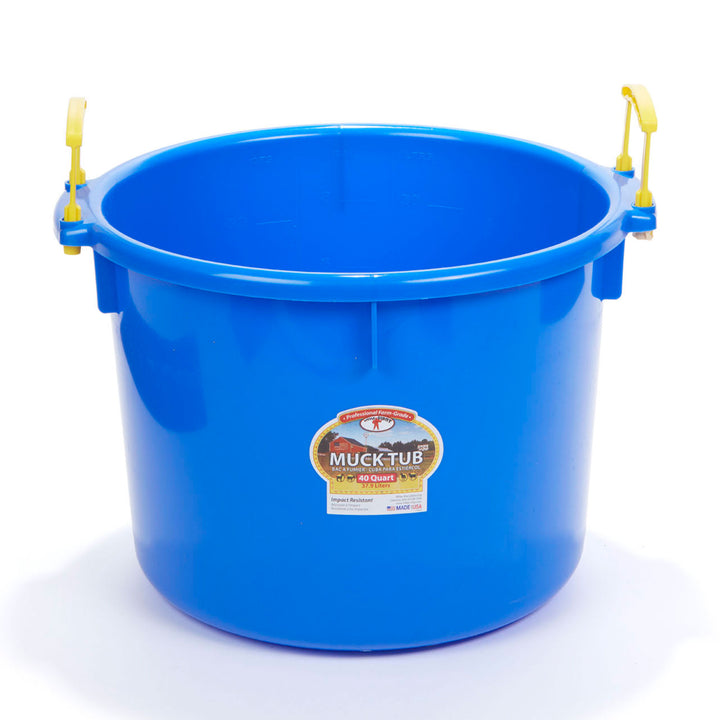 Little Giant 40 Quart Durable and Versatile Utility Muck Tub w/Handles(Open Box)