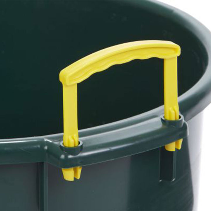 Little Giant 40 Quart Durable and Versatile Utility Muck Tub w/Handles, Green