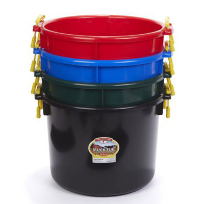 Little Giant 40 Quart Durable and Versatile Utility Muck Tub w/Handles, Black