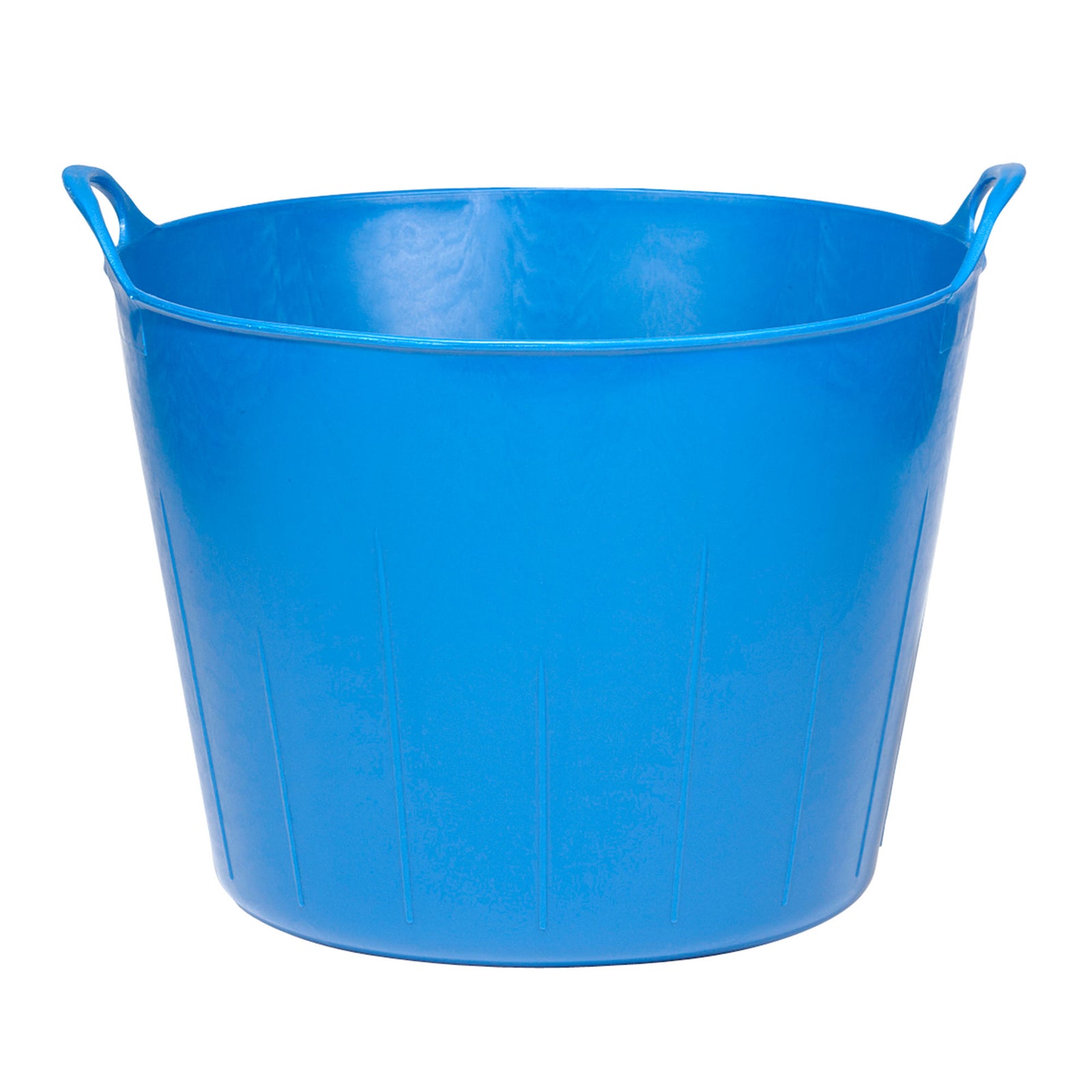 Little Giant 11 Gallon Heavy Duty Farm Bucket Poly/Rubber Flex Tub with Handles - VMInnovations