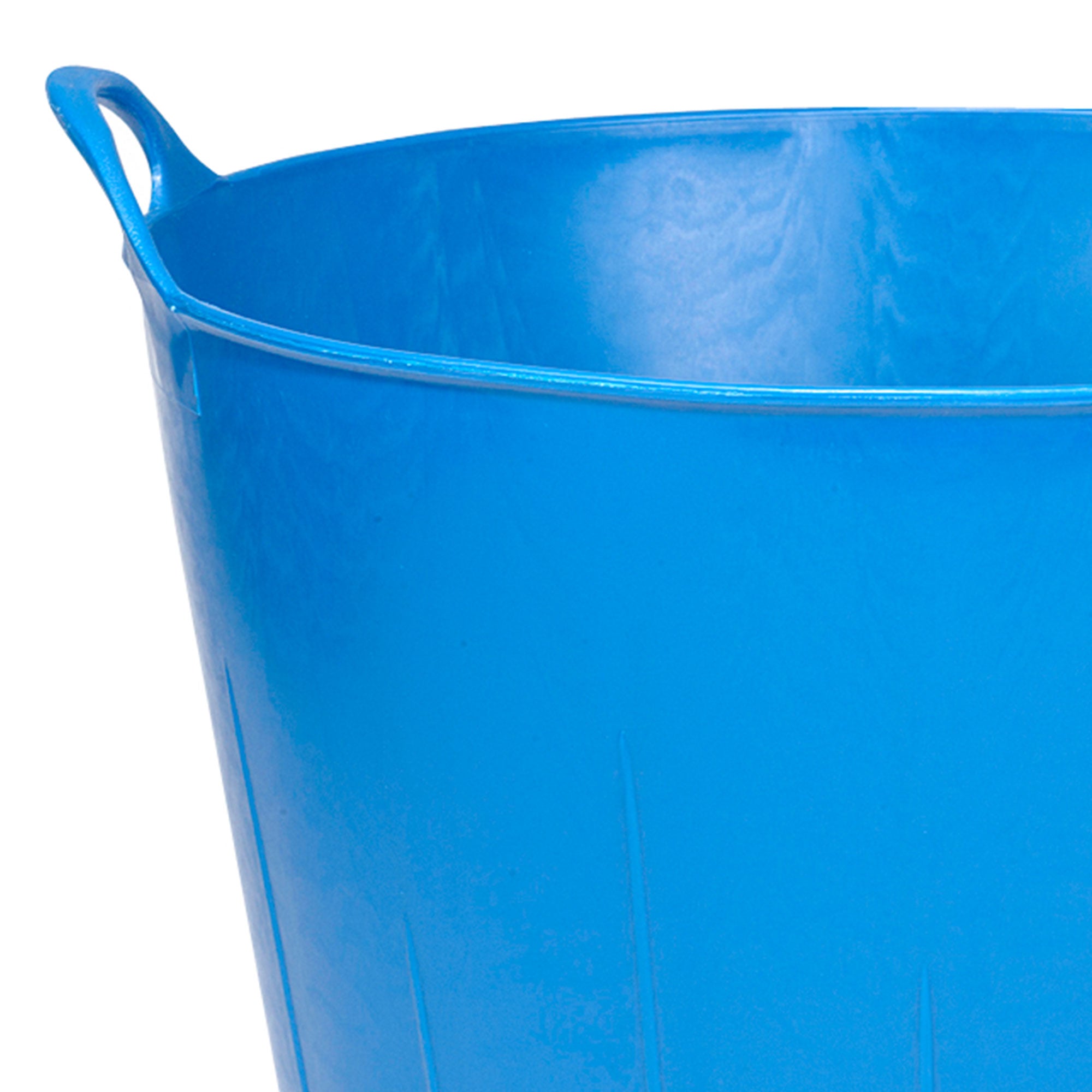 Little Giant 11 Gallon Heavy Duty Farm Bucket Poly/Rubber Flex Tub with Handles - VMInnovations