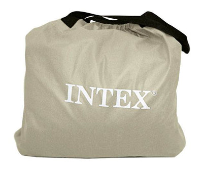 INTEX Twin Supreme Air Flow Bed Raised Airbed Mattress & Pump (Open Box)