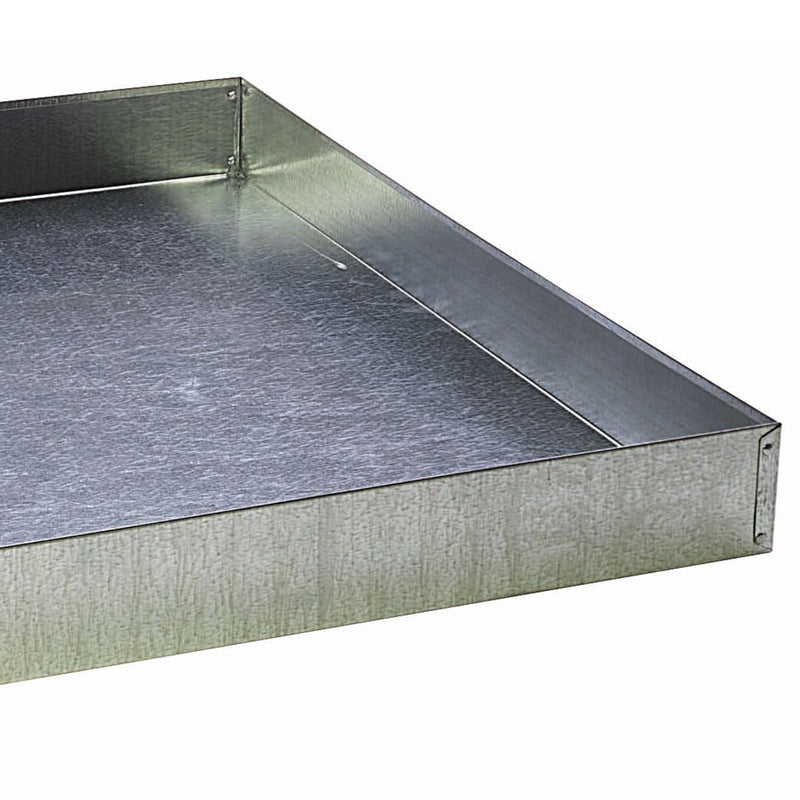 Pet Lodge 24 x 24 x 2.75 " Heavy Duty Metal Rabbit Dropping/Waste Pan (Used)