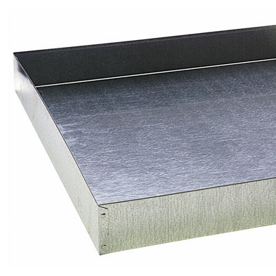 Pet Lodge 24 x 24 x 2.75 in Heavy Duty Metal Rabbit Waste Pan (Open Box) - VMInnovations