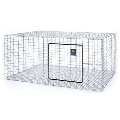 Little Giant Wire Rabbit Hutch Pet Lodge with Galvanized Body and Door Guards - VMInnovations