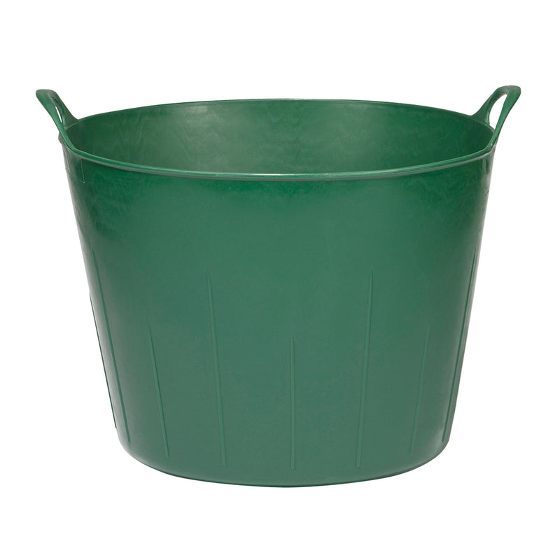 Little Giant 11 Gallon Heavy Duty Farm Bucket Poly/Rubber Flex Tub with Handles