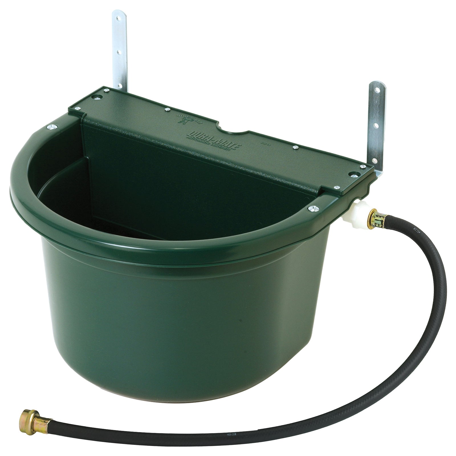 Little Giant 4 Gal DuraMate Automatic Waterer w/Metal Brackets, Green(For Parts) - VMInnovations