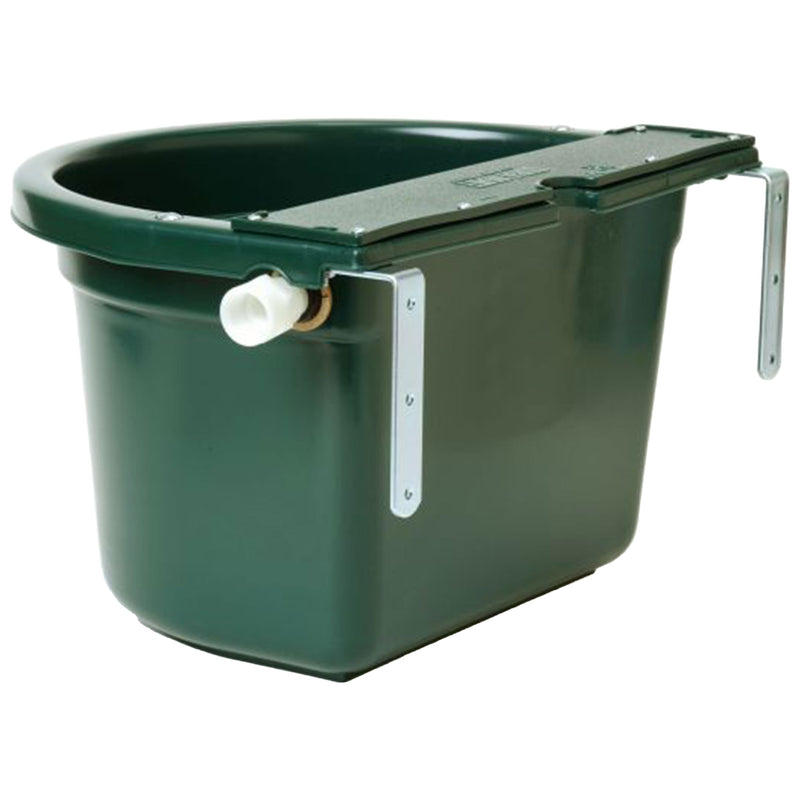 Little Giant 4 Gal DuraMate Automatic Waterer w/Metal Brackets, Green (Open Box)